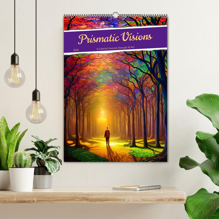Prismatic Visions (CALVENDO Monthly Calendar 2026)