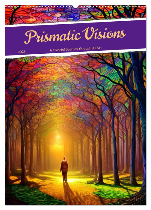 Prismatic Visions (CALVENDO Monthly Calendar 2026)