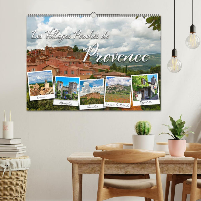 Les villages perchés de Provence (CALVENDO Calendrier mensuel 2026)