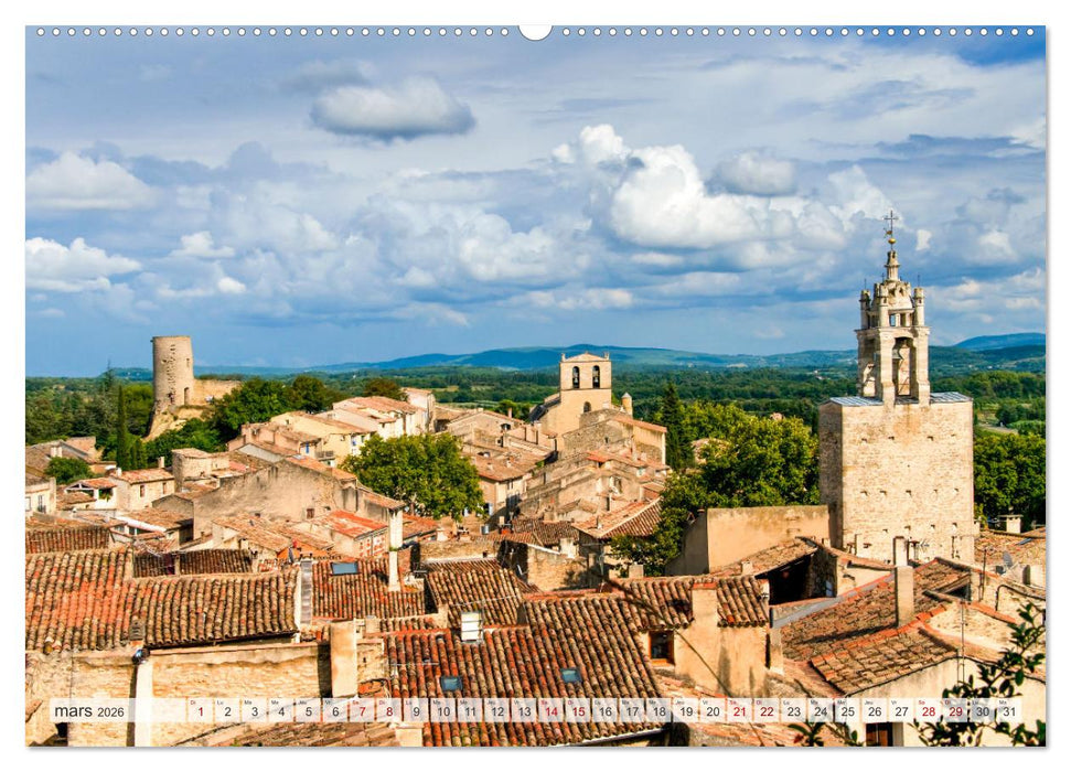 Les villages perchés de Provence (CALVENDO Calendrier mensuel 2026)