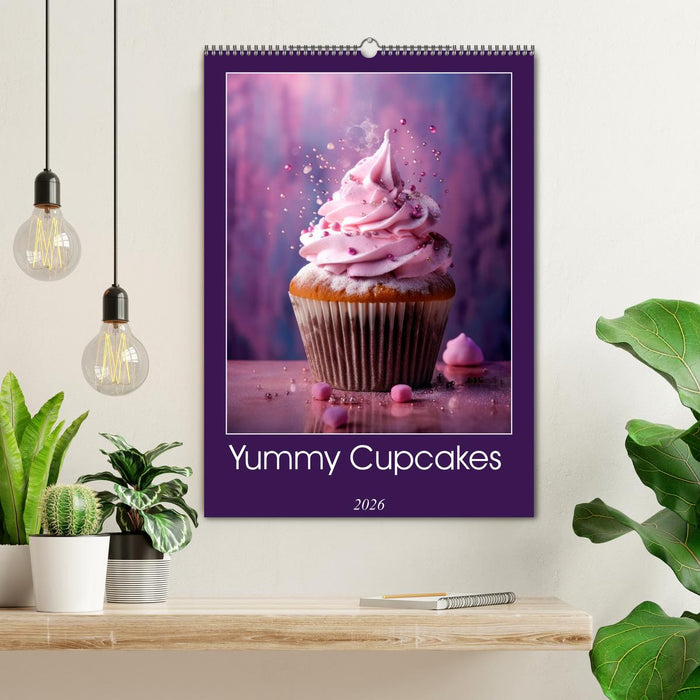 Yummy Cupcakes (CALVENDO Monthly Calendar 2026)