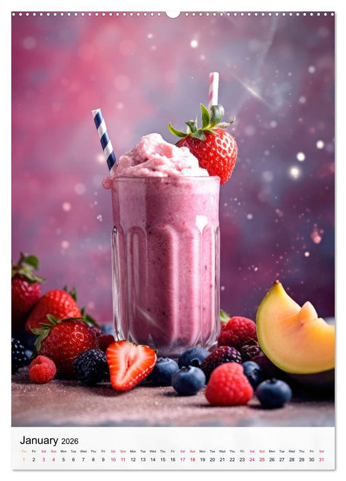 Smoothie Symphony (CALVENDO Monthly Calendar 2026)