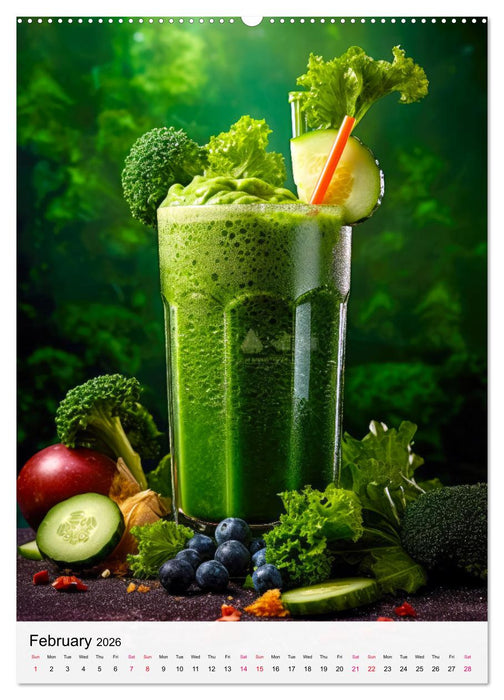 Smoothie Symphony (CALVENDO Monthly Calendar 2026)