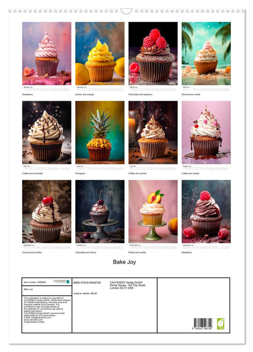 Bake Joy (CALVENDO Monthly Calendar 2026)