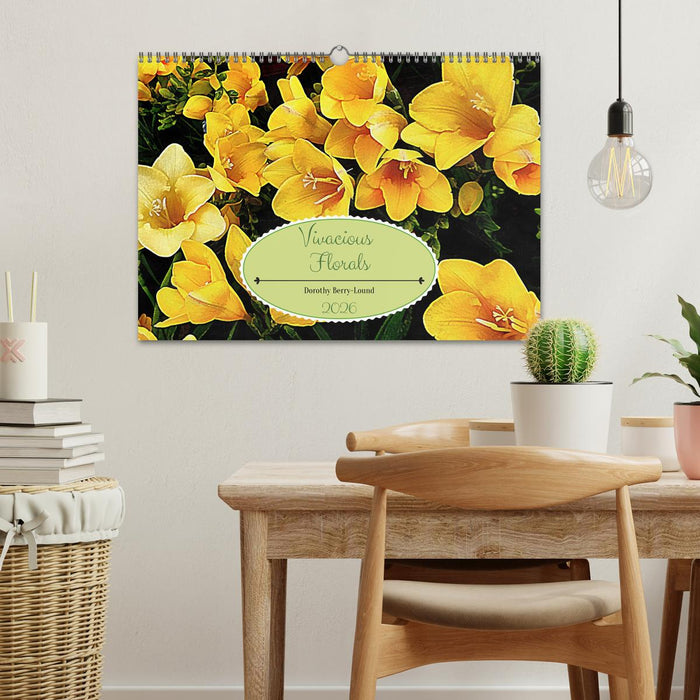 Vivacious Florals (CALVENDO Monthly Calendar 2026)