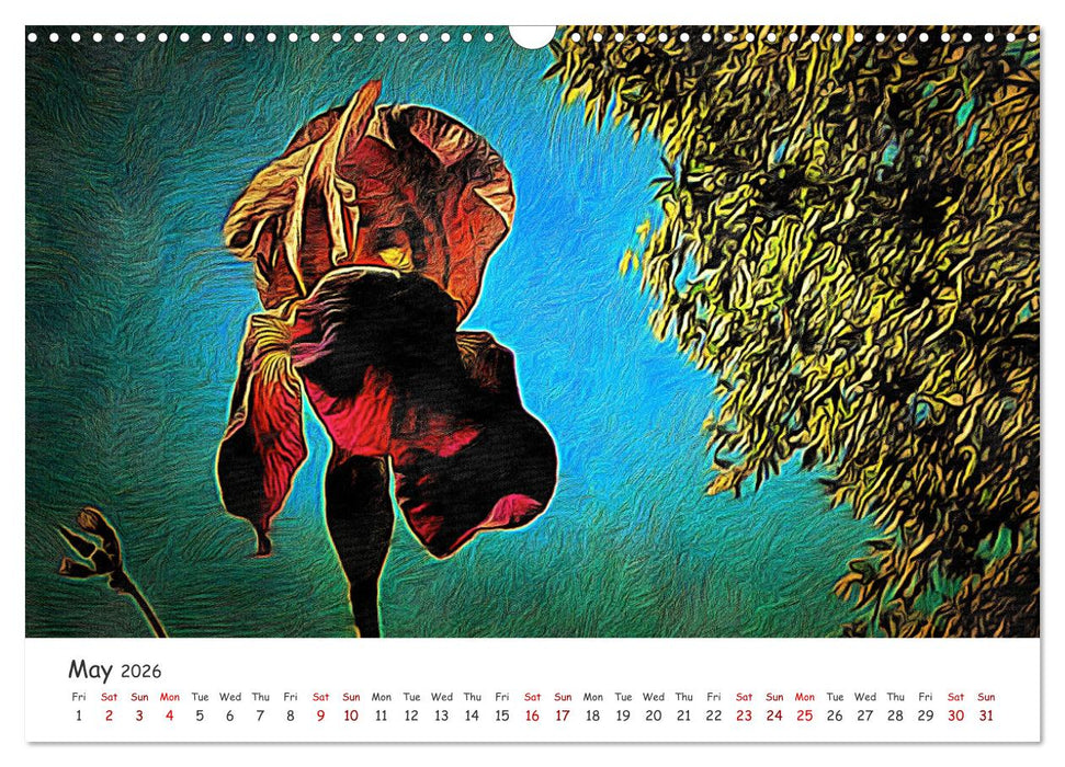 Vivacious Florals (CALVENDO Monthly Calendar 2026)