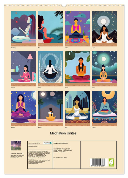 Meditation Unites (CALVENDO Premium-Calendar 2026)