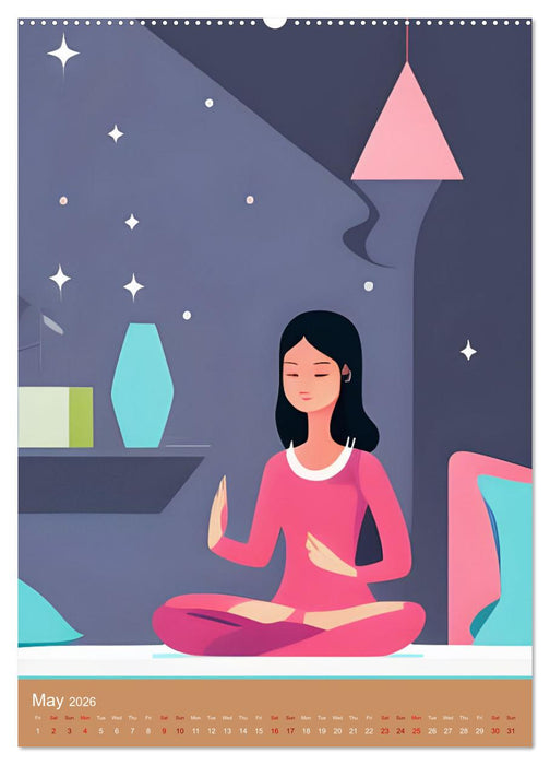 Meditation Unites (CALVENDO Premium-Calendar 2026)