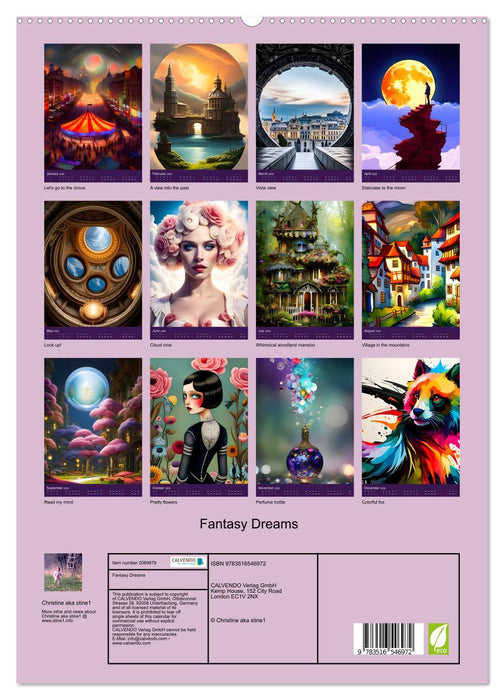 Fantasy Dreams (CALVENDO Premium-Calendar 2026)
