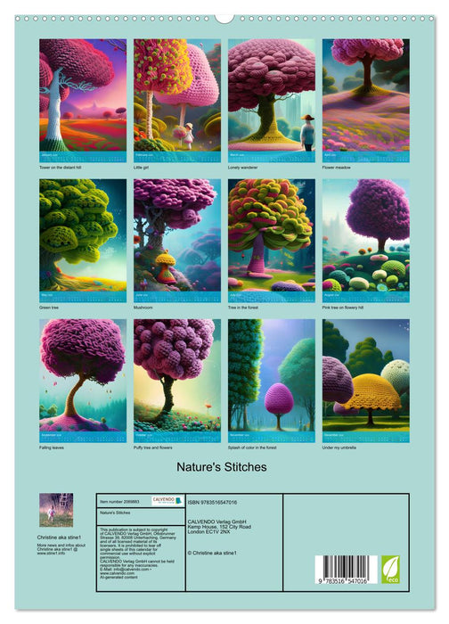 Nature's Stitches (CALVENDO Premium-Calendar 2026)