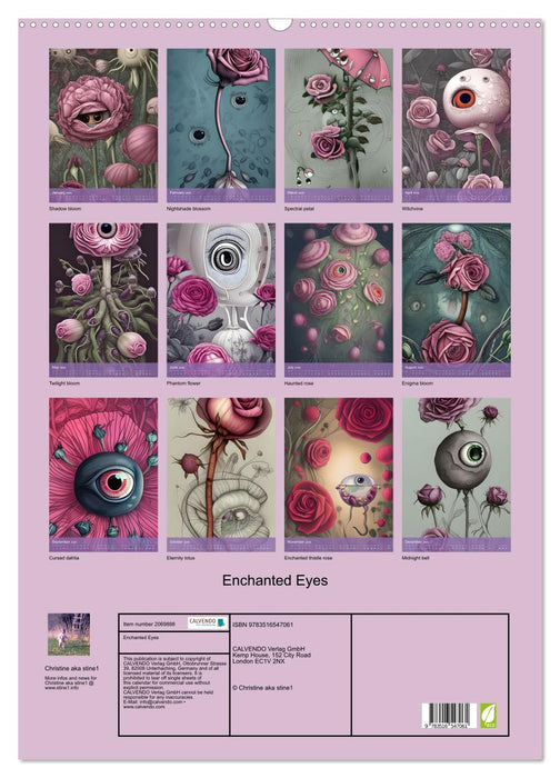 Enchanted Eyes (CALVENDO Monthly Calendar 2026)