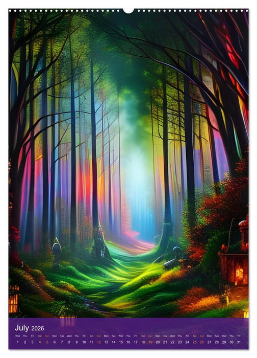 Prismatic Visions (CALVENDO Premium-Calendar 2026)