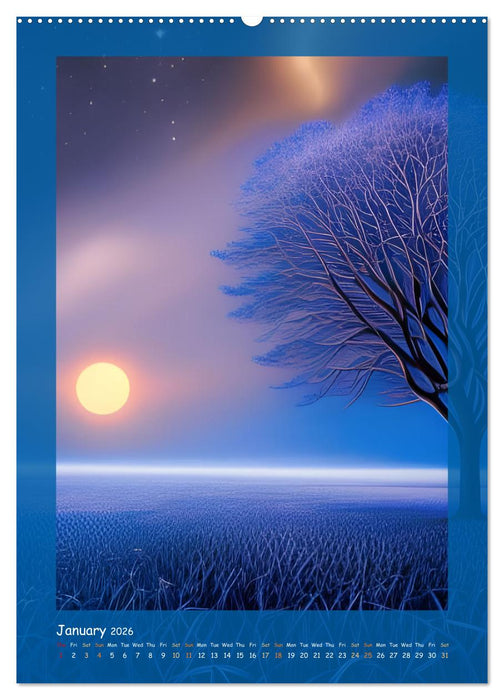 Moonlit Fantasies (CALVENDO Premium-Calendar 2026)