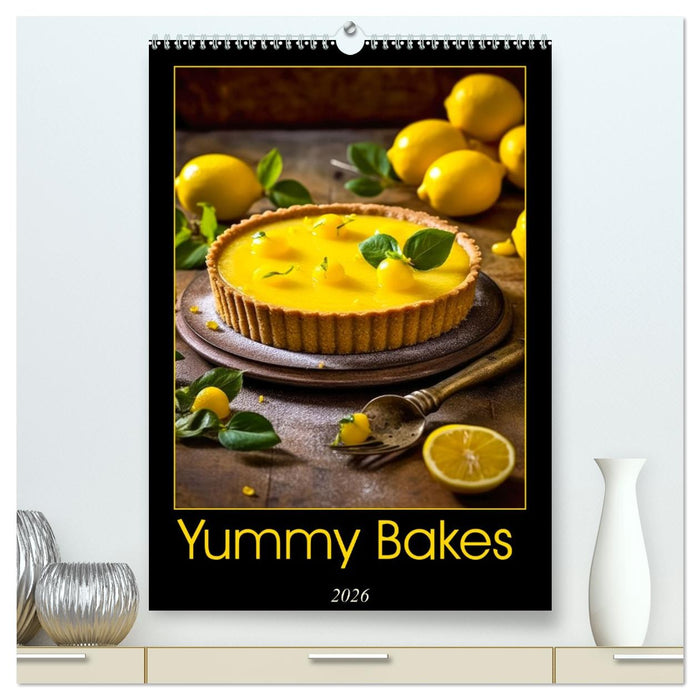 Yummy Bakes (CALVENDO Premium-Calendar 2026)