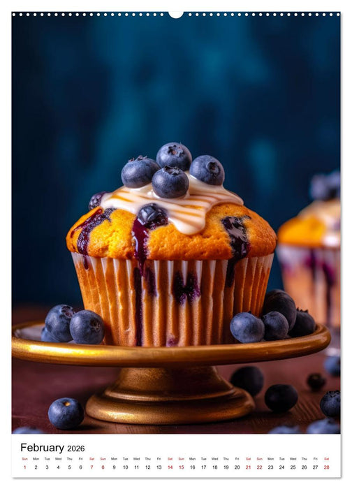 Yummy Bakes (CALVENDO Premium-Calendar 2026)