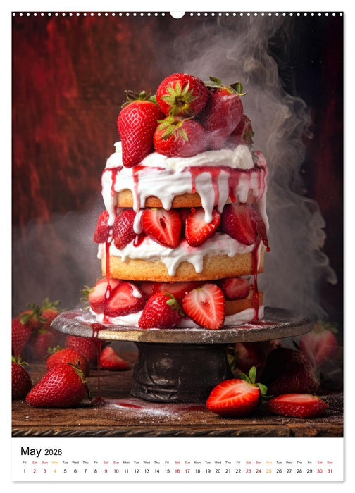 Yummy Bakes (CALVENDO Premium-Calendar 2026)