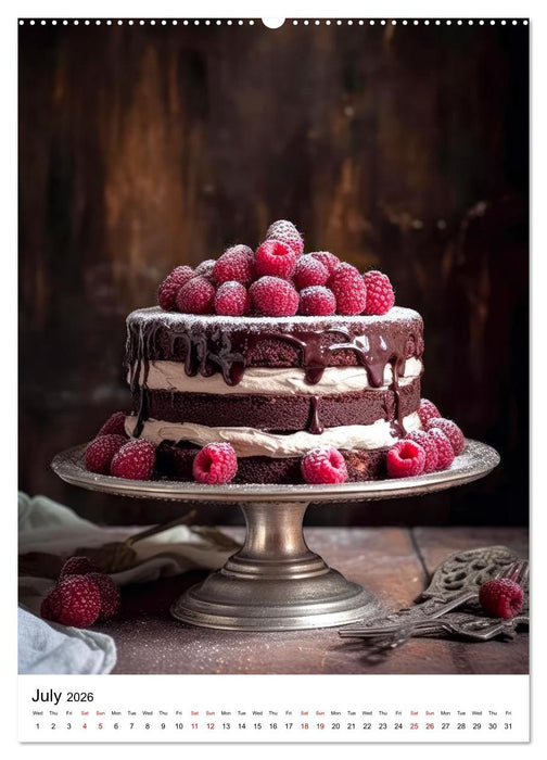 Yummy Bakes (CALVENDO Premium-Calendar 2026)