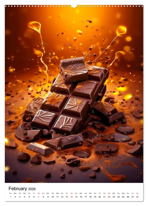 Choco Delight (CALVENDO Premium-Calendar 2026)