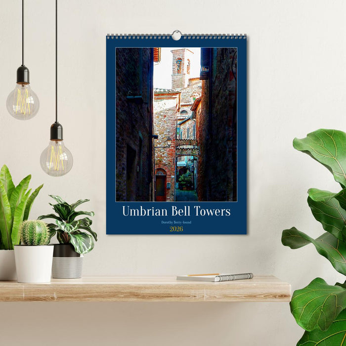 Umbrian Bell Towers (CALVENDO Monthly Calendar 2026)