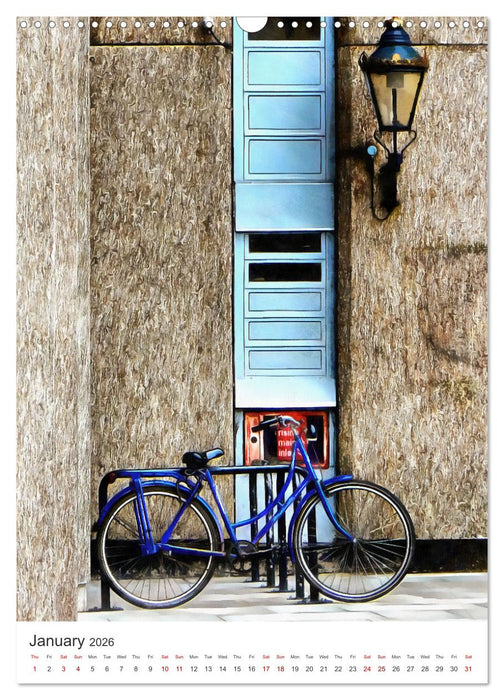 A Year Of Bicycles (CALVENDO Monthly Calendar 2026)