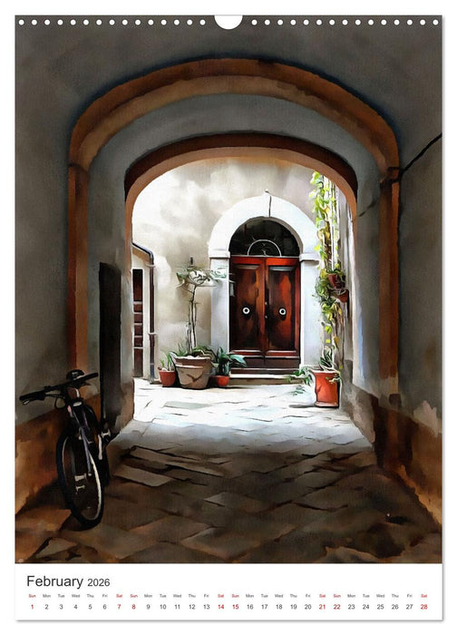 A Year Of Bicycles (CALVENDO Monthly Calendar 2026)