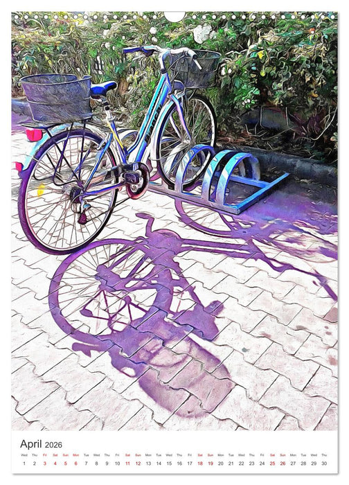 A Year Of Bicycles (CALVENDO Monthly Calendar 2026)