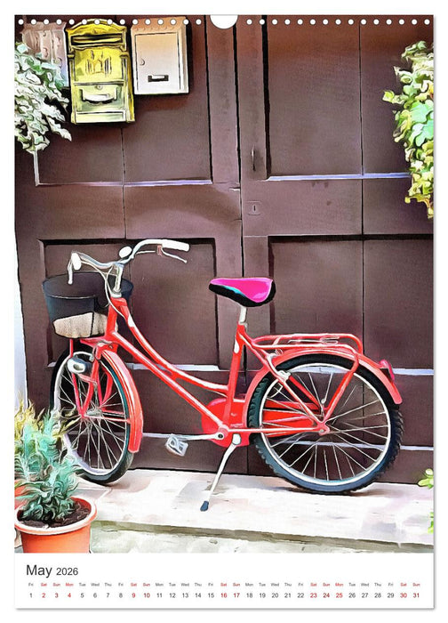 A Year Of Bicycles (CALVENDO Monthly Calendar 2026)