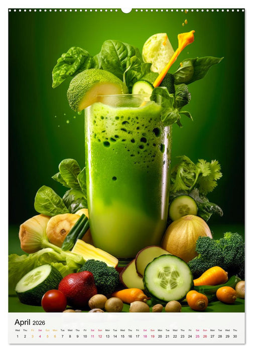 Smoothie Symphony (CALVENDO Premium-Calendar 2026)