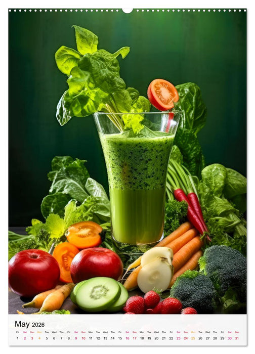 Smoothie Symphony (CALVENDO Premium-Calendar 2026)