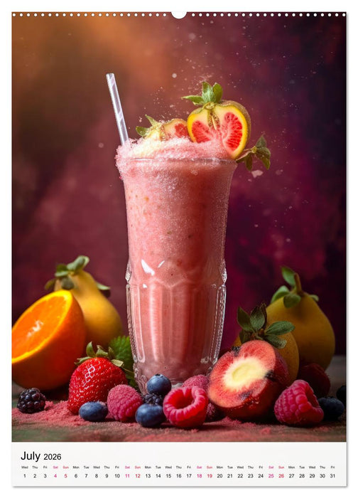 Smoothie Symphony (CALVENDO Premium-Calendar 2026)
