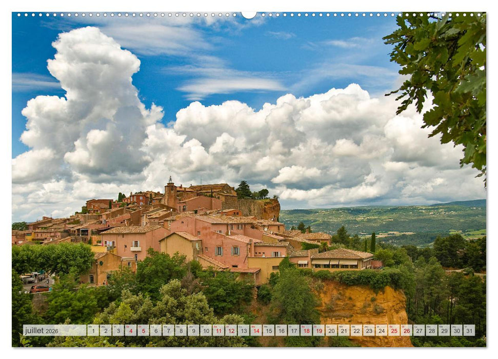 Les villages perchés de Provence (CALVENDO Calendrier supérieur 2026)