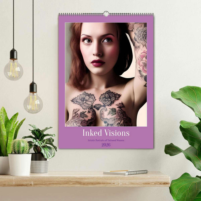 Inked Visions (CALVENDO Monthly Calendar 2026)