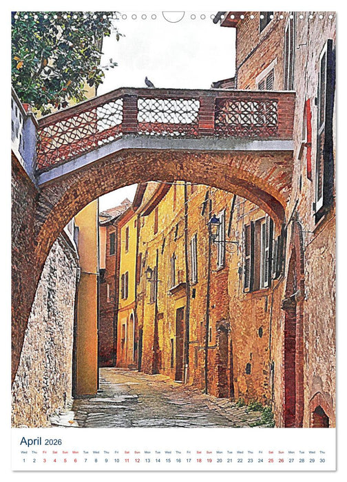 Umbrian Archways (CALVENDO Monthly Calendar 2026)