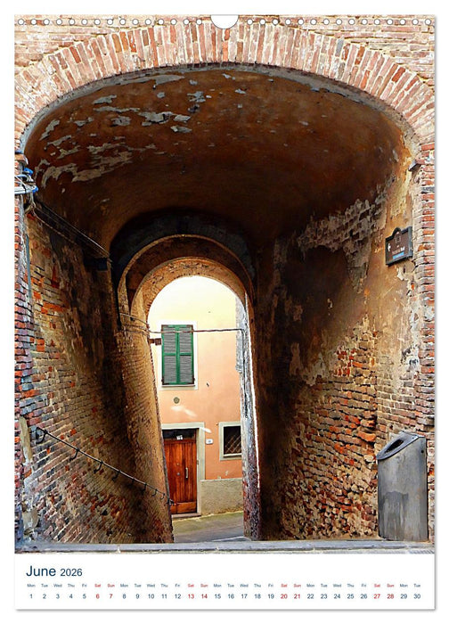 Umbrian Archways (CALVENDO Monthly Calendar 2026)
