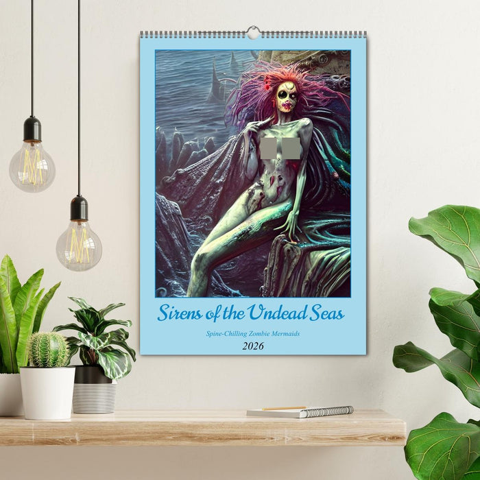 Sirens of the Undead Seas (CALVENDO Monthly Calendar 2026)
