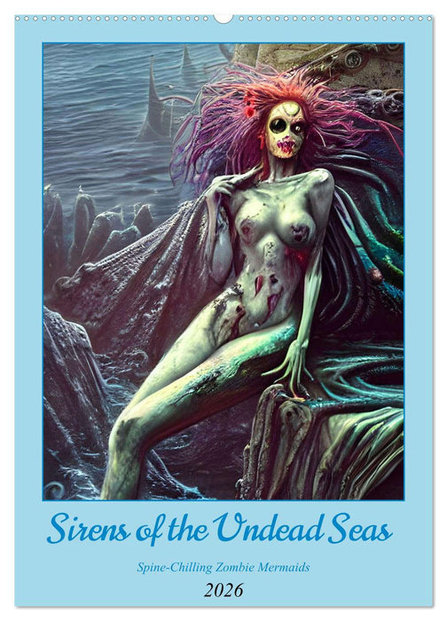 Sirens of the Undead Seas (CALVENDO Monthly Calendar 2026)