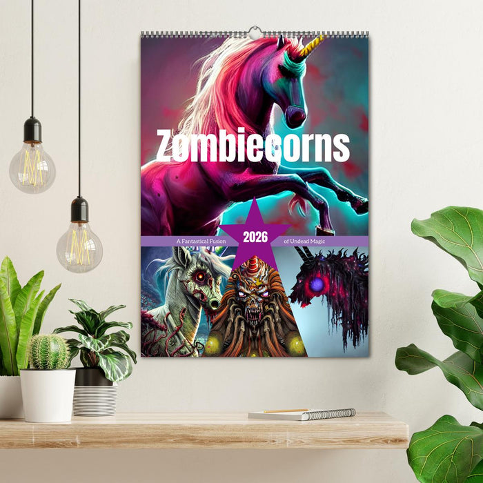 Zombiecorns (CALVENDO Monthly Calendar 2026)