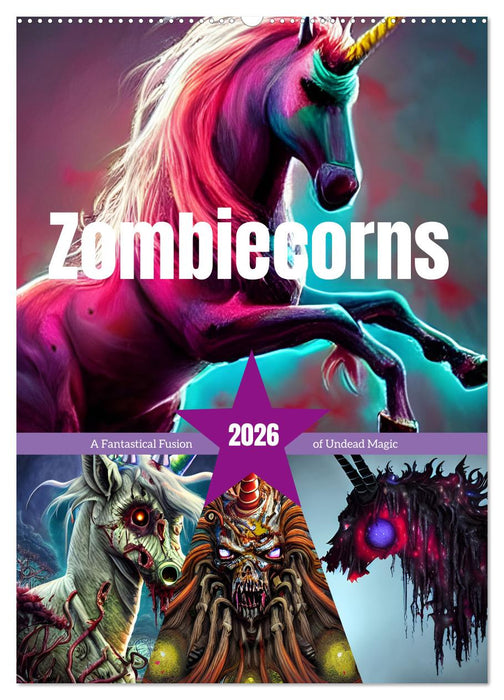 Zombiecorns (CALVENDO Monthly Calendar 2026)