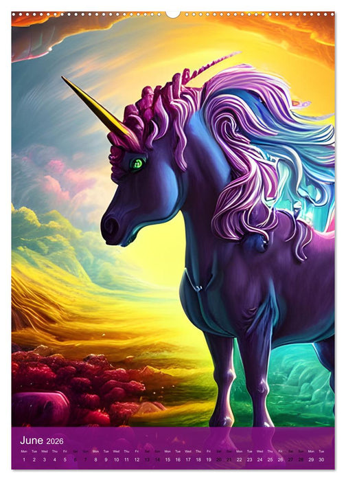 Zombiecorns (CALVENDO Monthly Calendar 2026)