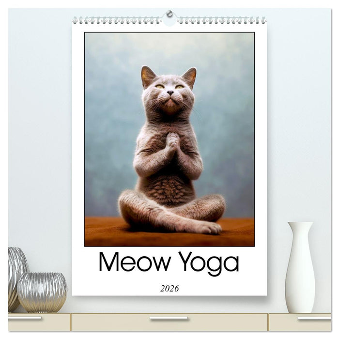 Meow Yoga (CALVENDO Premium-Calendar 2026)