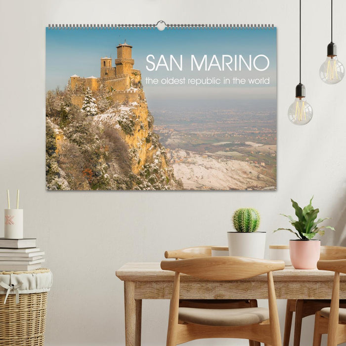 San Marino The oldest Republic in the world (CALVENDO Monthly Calendar 2026)