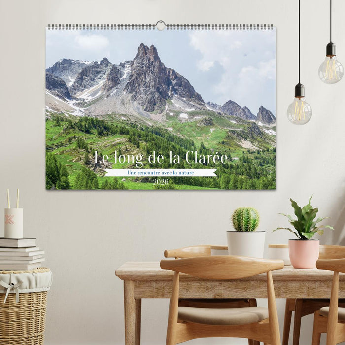 Le long de la Clarée, une rencontre avec la nature (CALVENDO Calendrier mensuel 2026)