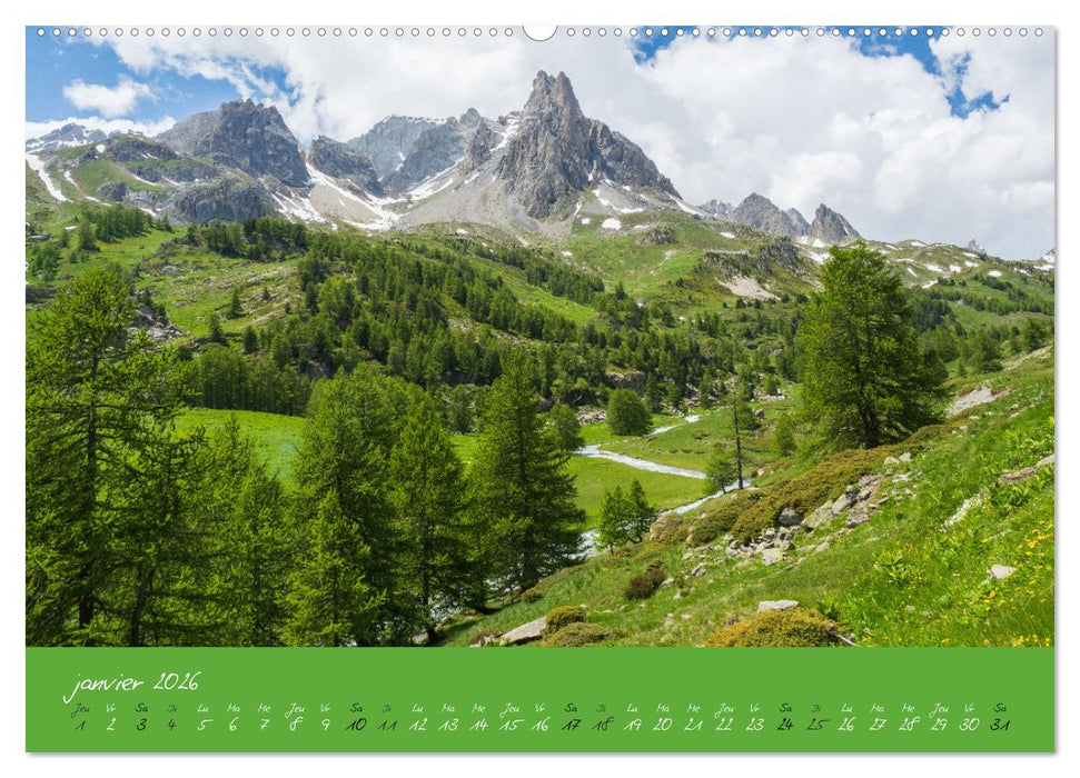 Le long de la Clarée, une rencontre avec la nature (CALVENDO Calendrier mensuel 2026)