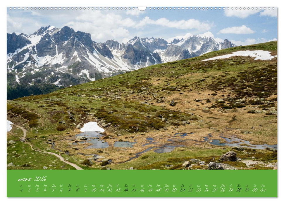 Le long de la Clarée, une rencontre avec la nature (CALVENDO Calendrier mensuel 2026)