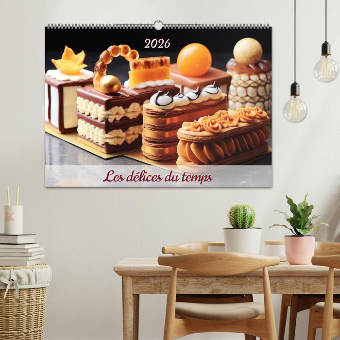 Les délices du temps (CALVENDO Calendrier mensuel 2026)