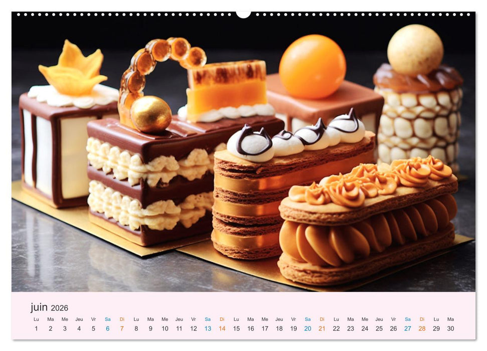 Les délices du temps (CALVENDO Calendrier mensuel 2026)