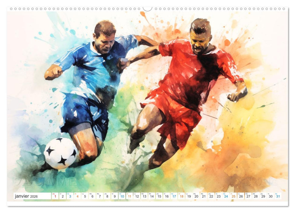 Les héros du terrain (CALVENDO Calendrier mensuel 2026)