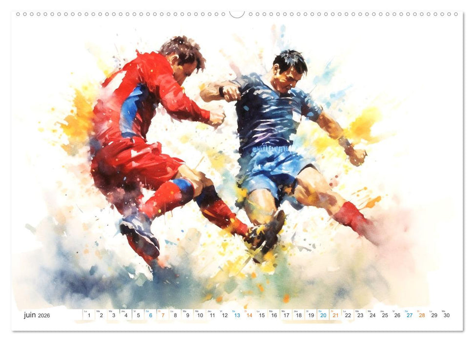 Les héros du terrain (CALVENDO Calendrier mensuel 2026)