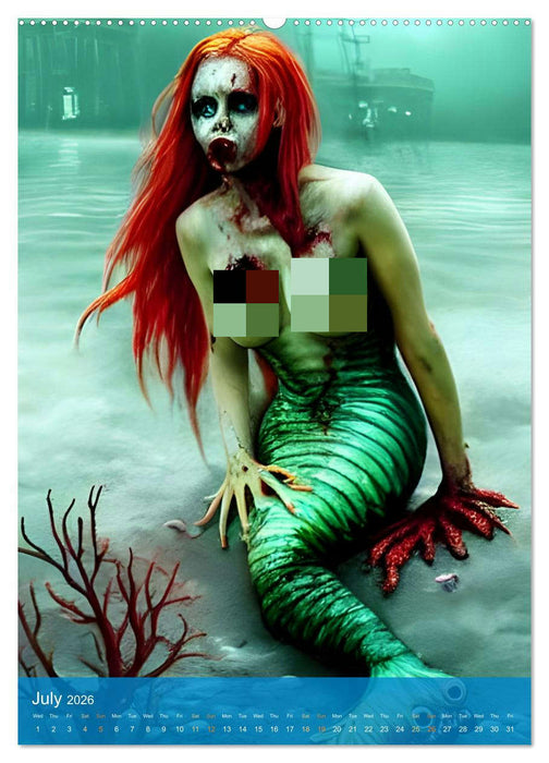 Sirens of the Undead Seas (CALVENDO Premium-Calendar 2026)