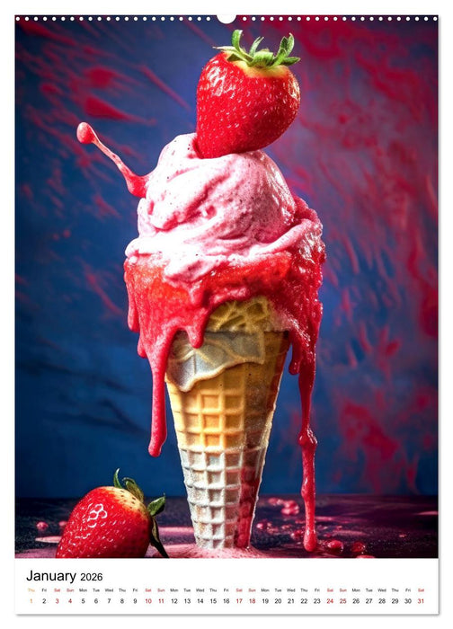 Iced Euphoria (CALVENDO Monthly Calendar 2026)